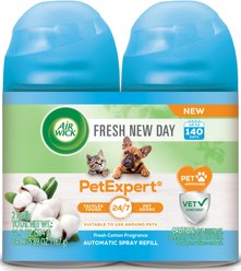 Air Wick Freshmatic Ultra Fresh New Day Pet Fresh Cotton Scent Refill, 5.89-oz, 2 count