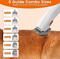 AIRROBO PG10 Dog & Cat Grooming Vacuum Kit, White/ Orange slide 2 of 8