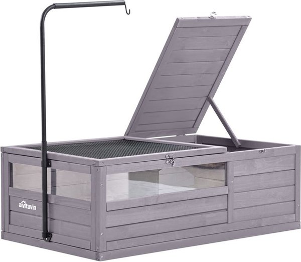 AIVITUVIN Indoor Outdoor Wood Tortoise House