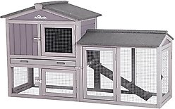 Aivituvin 33.4-in Outdoor Rabbit Hutch slide 2 of 9