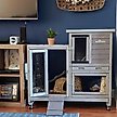 Show in main carousel: Aivituvin 36.4-in Indoor & Outdoor Wheeled Rabbit Hutch slide 7 of 9
