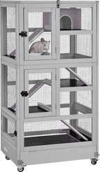 Aivituvin 5 Levels Wooden Small Pet Cage