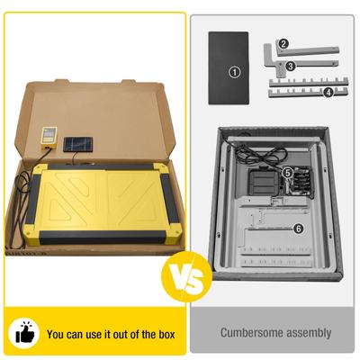 Show full view: Aivituvin AIR101 Solar Powered Automatic Chicken Coop Door, Black slide 7 of 10