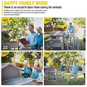 Aivituvin AIR27 Chicken Tractor Chicken House, 2 to 4 Chicken Capacity