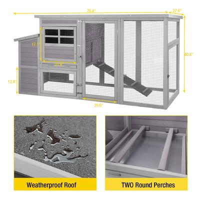 Show full view: Aivituvin AIR31 Large Chicken House, 2 to 3 Chicken Capacity slide 6 of 7