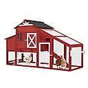 Aivituvin AIR32-R Wooden Chicken Coop, 2 to 3 Chicken Capacity
