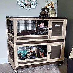 Aivituvin AIR34 Indoor & Outdoor Bunny & Rabbit Hutch slide 2 of 8