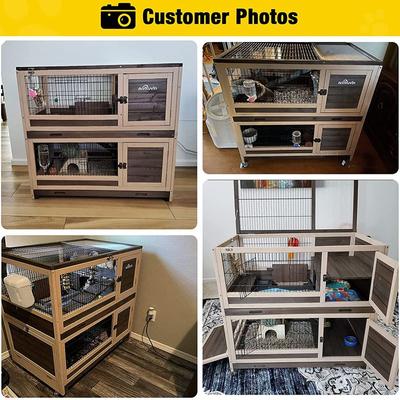 Show full view: Aivituvin AIR34 Indoor & Outdoor Bunny & Rabbit Hutch slide 6 of 10