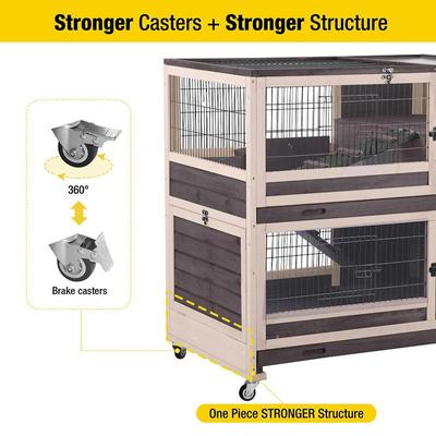 Show full view: Aivituvin AIR34 Indoor & Outdoor Bunny & Rabbit Hutch slide 5 of 10