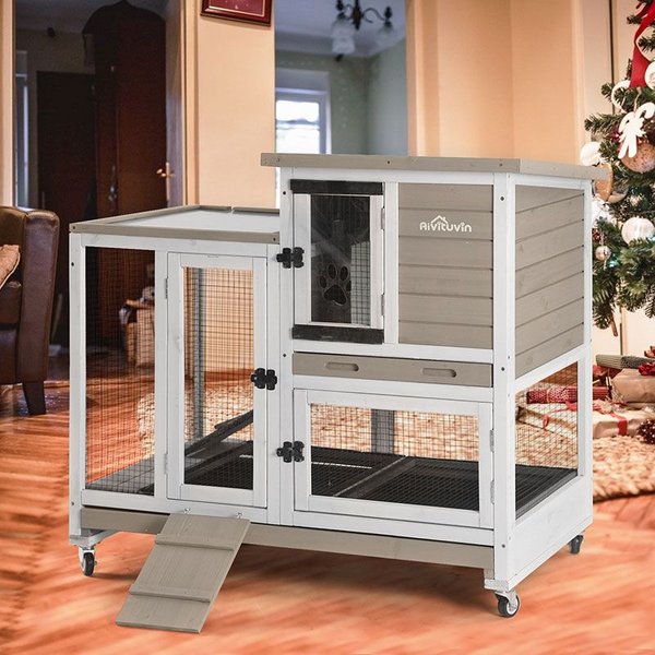 Aivituvin AIR36 Indoor & Outdoor Rabbit Hutch