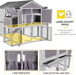 Aivituvin AIR48 Large Chicken House, 6 to 8 Chicken Capacity slide 2 of 7