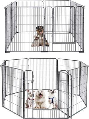 Show full view: Aivituvin AIR50 Exercise Outdoor & Indoor Portable Dog Playpen, Medium slide 1 of 7