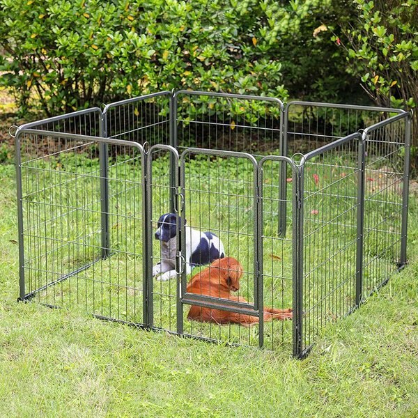 Aivituvin AIR50 Exercise Outdoor & Indoor Portable Dog Playpen, Medium