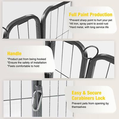 Show full view: Aivituvin AIR51 Exercise Outdoor & Indoor Portable Dog Playpen, Large slide 4 of 6