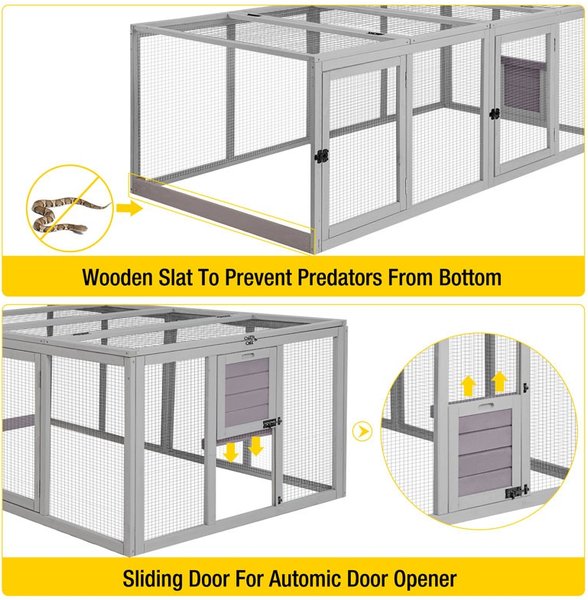 Aivituvin AIR60 Chicken Coop Extension Run
