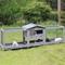 Show in main carousel: Aivituvin-AIR65 Indoor House Easy Moving Large Bunny Rabbit Hutch, Gray slide 6 of 9