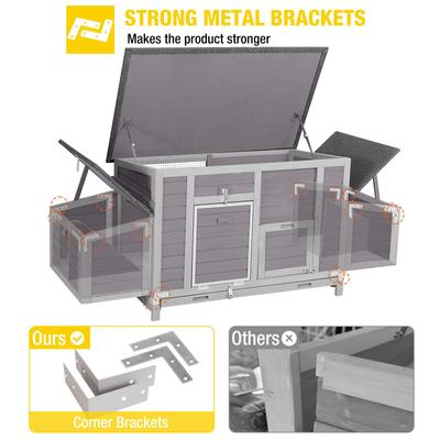 Show full view: Aivituvin-AIR69 Wooden Chicken Coop slide 2 of 8