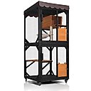 Aivituvin AIR7014 Catio Wooden Cat Scratching Post, Brown