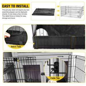 Aivituvin-AIR71 Portable Small Pet Playpen