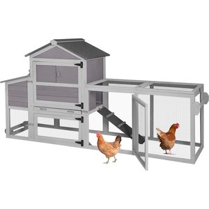 Aivituvin AIR72 Mobile Tractor Chicken Coop, 1 to 2 Chicken Capacity