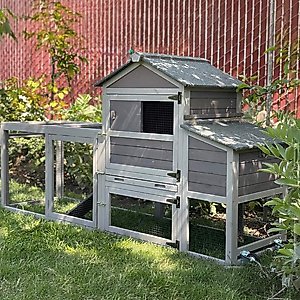 Aivituvin AIR72 Mobile Tractor Chicken Coop, 1 to 2 Chicken Capacity