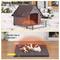 Show in main carousel: Aivituvin Insulated Iron Frame with Liner Inside Large Dog House, Off White slide 2 of 7