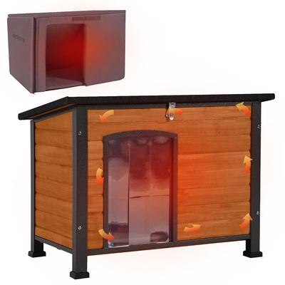 Show full view: Aivituvin Insulated Liner Inside Outdoor Dog House, Brown, Medium slide 1 of 9