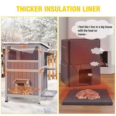 Show full view: Aivituvin Insulated Two-Storey Warm Liner for Winter Cat House slide 5 of 9