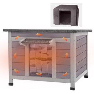 Frisco Outdoor Wooden A-Frame Cat House