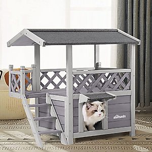 Aivituvin Outdoor & Indoor Cat House