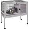 Show in main carousel: Aivituvin Rabbit Hutch with Pull Out Tray, Small slide 1 of 7