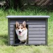 Show in main carousel: Aivituvin Wooden Heavy Duty Dog House, Grey, Medium slide 2 of 8