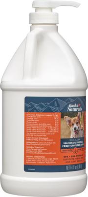 Show full view: Alaska Naturals Wild Alaskan Salmon Oil Formula Dog Supplement, 64-fl oz bottle slide 3 of 6