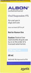 Albon (sulfadimethoxine) Oral Suspension 5% for Dogs & Cats, 2-oz slide 1 of 4