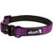 Show in main carousel: Alcott Adventure Polyester Reflective Dog Collar, Purple, Large: 18 to 26-in neck slide 1 of 3