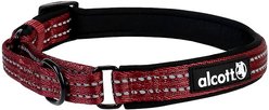 Alcott Polyester Reflective Martingale Dog Collar, Red, Medium: 14 to 20-in neck