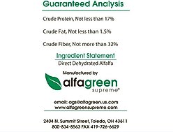 Alfagreen Supreme Organic Alfalfa Pellets Horse Supplement, 50-lb bag slide 2 of 5