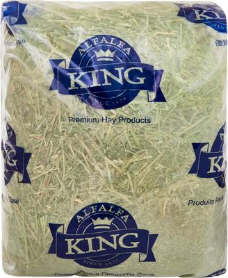 Show full view: Alfalfa King Double Compressed Alfalfa Hay Small Animal Food, 10-lb bag slide 2 of 9