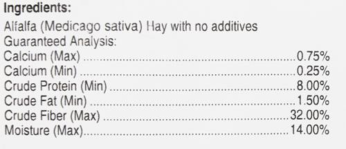 Show full view: Alfalfa King Double Compressed Alfalfa Hay Small Animal Food, 10-lb bag slide 4 of 9