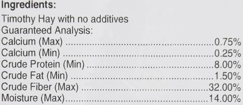 Show full view: Alfalfa King Double Compressed Alfalfa Hay Small Animal Food, 25-lb bag slide 4 of 8
