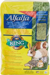 Alfalfa King Double Compressed Alfalfa Hay Small Animal Food, 4-lb bag slide 1 of 8