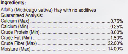 Show full view: Alfalfa King Double Compressed Alfalfa Hay Small Animal Food, 50-lb bag slide 5 of 8