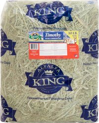 Alfalfa King Double Compressed Timothy Hay Small Animal Food, 10-lb bag