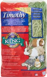 Alfalfa King Double Compressed Timothy Hay Small Animal Food, 4-lb bag slide 1 of 8
