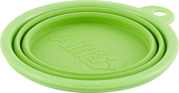 Alfie Pet Collapsible Non-Skid Silicone Travel Dog & Cat Bowl