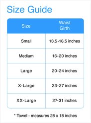 Alfie Pet Washable Female Dog Diaper, Black, Small: 13.5 to 16.5-in waist slide 2 of 9