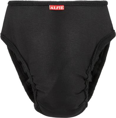 Show full view: Alfie Pet Washable Female Dog Diaper, Black, Small: 13.5 to 16.5-in waist slide 5 of 11