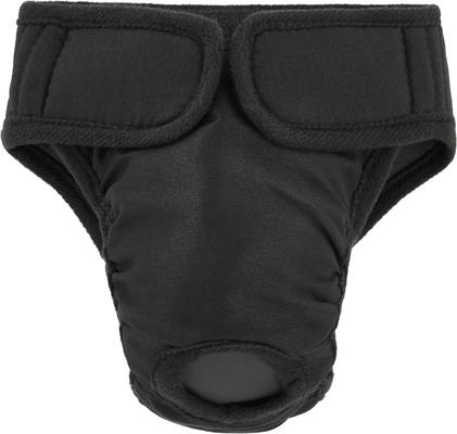Show full view: Alfie Pet Washable Female Dog Diaper, Black, Small: 13.5 to 16.5-in waist slide 8 of 11