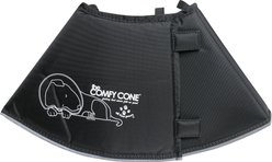 All Four Paws Comfy Cone E-Collar for Dogs & Cats, Black, Medium