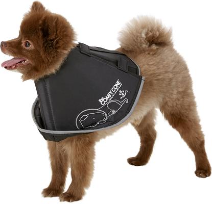 Show full view: All Four Paws Comfy Cone E-Collar for Dogs & Cats, Black, Small-Long slide 4 of 11